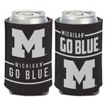 Michigan Wolverines blackout Can Cooler 12 oz.