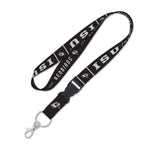 Wholesale-Illinois State Redbirds blackout Lanyard w/detachable buckle 1"