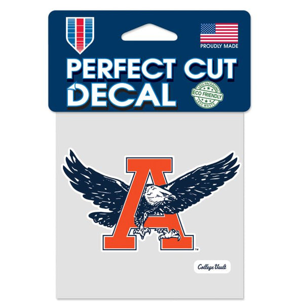 Wholesale-Auburn Tigers /College Vault Perfect Cut Color Decal 4" x 4"