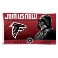 Atlanta Falcons / Star Wars Darth Vader Flag - Deluxe 3' X 5'