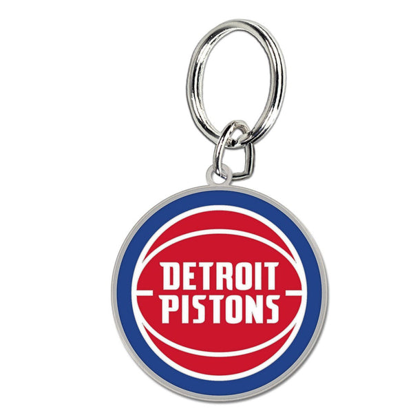Detroit Pistons Cloisonne Key Ring Carded