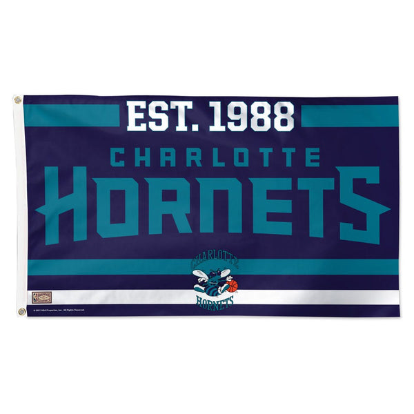 Charlotte Hornets EST Flag - Deluxe 3' X 5'
