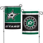 Dallas Stars Garden Flags 2 sided 12.5" x 18"