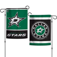 Dallas Stars Garden Flags 2 sided 12.5" x 18"