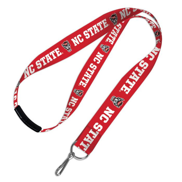 Wholesale-NC State Wolfpack Lanyards w/Breakaway 1"