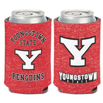Wholesale-Youngstown State Penguins HEATHERED Can Cooler 12 oz.