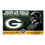 Green Bay Packers / Star Wars Vader Flag - Deluxe 3' X 5'