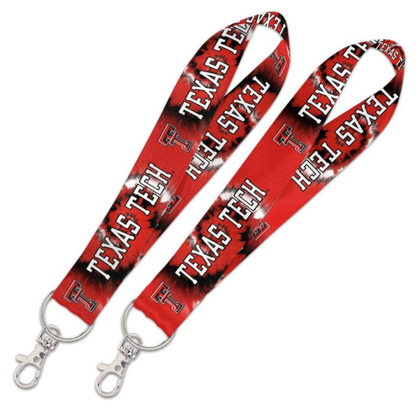 Wholesale-Texas Tech Red Raiders TIE DYE Lanyard Key Strap 1"