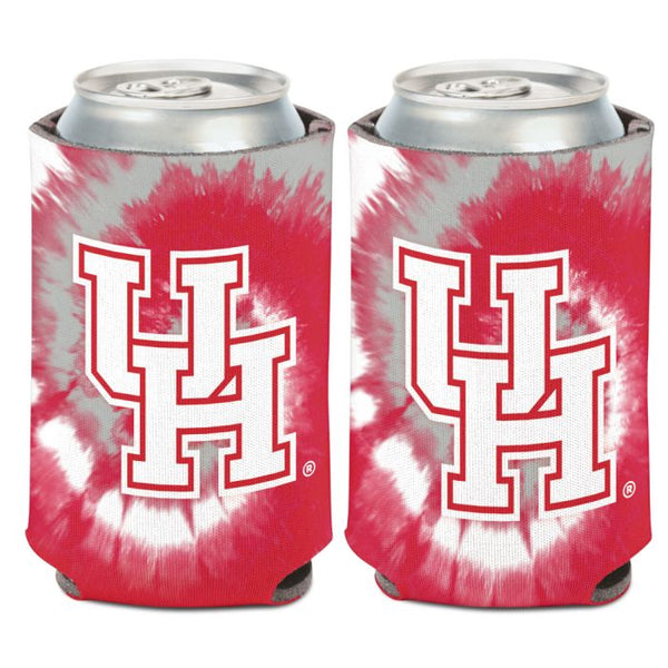 Wholesale-Houston Cougars TIE DYE Can Cooler 12 oz.