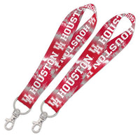 Wholesale-Houston Cougars TIE DYE Lanyard Key Strap 1"