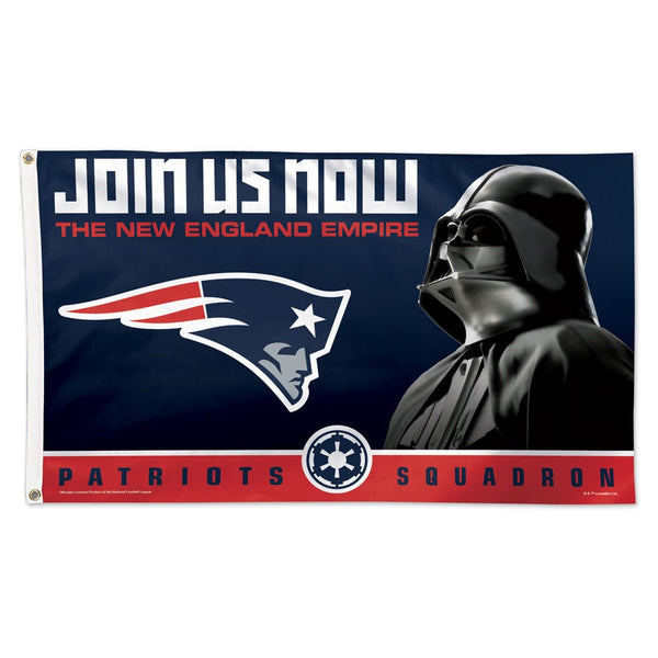 New England Patriots / Star Wars Darth Vader Flag - Deluxe 3' X 5'