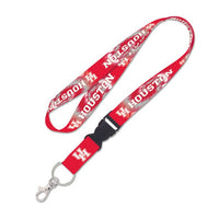 Wholesale-Houston Cougars TIE DYE Lanyard w/detachable buckle 1"