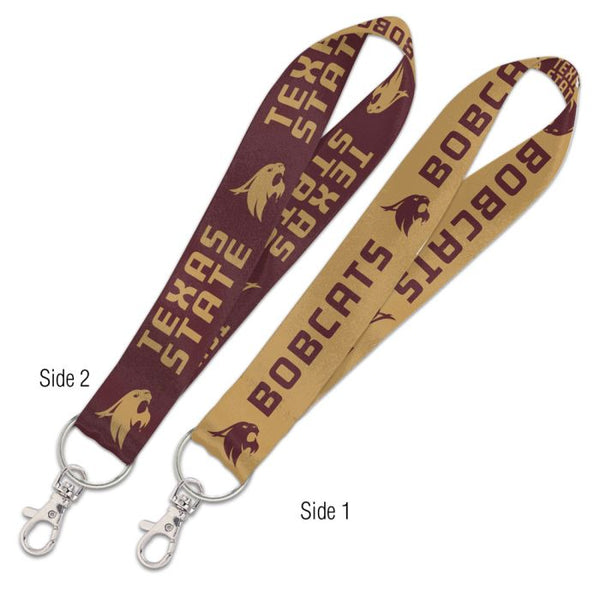 Wholesale-Texas State Bobcats Lanyard Key Strap 1"