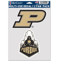 Wholesale-Purdue Boilermakers DUO LOGO Multi Use 2 FAN PACK