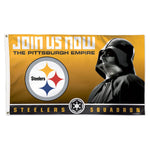 Pittsburgh Steelers / Star Wars Darth Vader Flag - Deluxe 3' X 5'