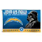 Los Angeles Chargers / Star Wars vader Flag - Deluxe 3' X 5'