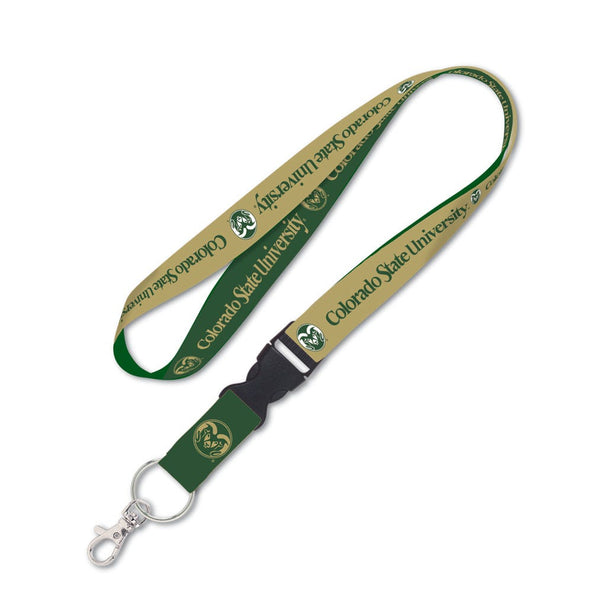 Colorado State Rams Lanyard w/detachable buckle 1"