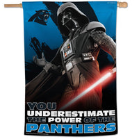 Carolina Panthers / Star Wars Darth Vader Vertical Flag 28" x 40"
