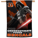 Cincinnati Bengals / Star Wars Darth Vader Vertical Flag 28" x 40"