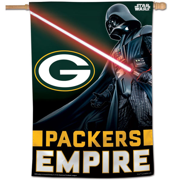 Green Bay Packers / Star Wars Vader Vertical Flag 28" x 40"