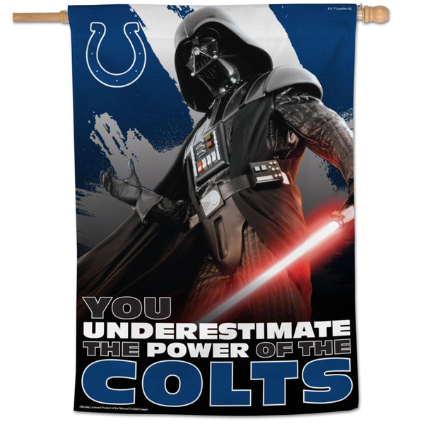 Indianapolis Colts / Star Wars Darth Vader Vertical Flag 28" x 40"