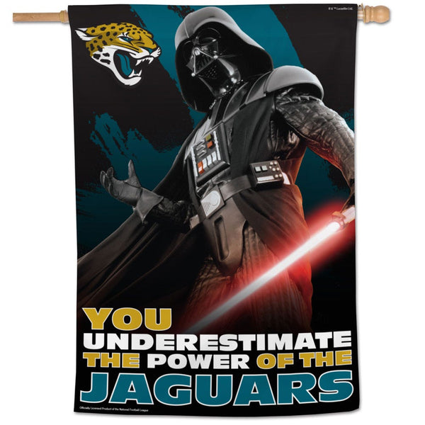 Jacksonville Jaguars / Star Wars Darth Vader Vertical Flag 28" x 40"