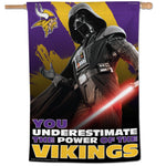Minnesota Vikings / Star Wars Darth Vader Vertical Flag 28" x 40"