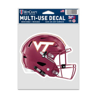 Wholesale-Virginia Tech Hokies HELMET Fan Decals 3.75" x 5"