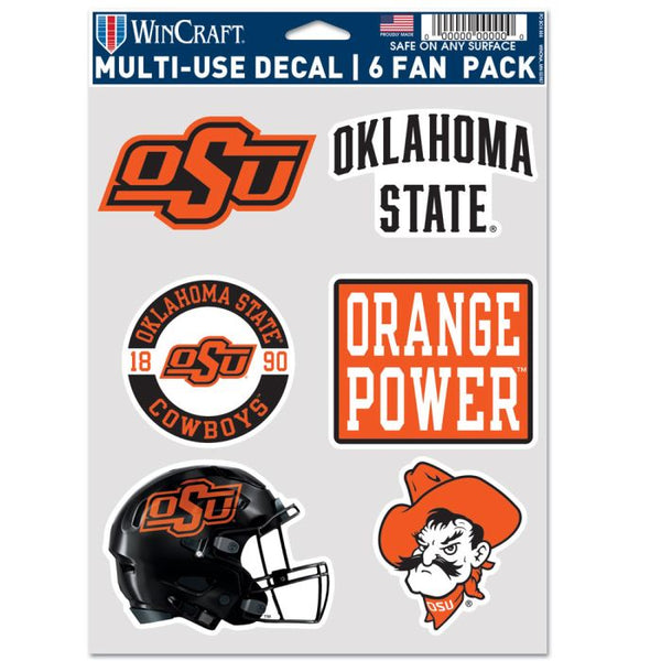 Wholesale-Oklahoma State Cowboys FOOTBALL HELMET Multi Use 6 Fan Pack