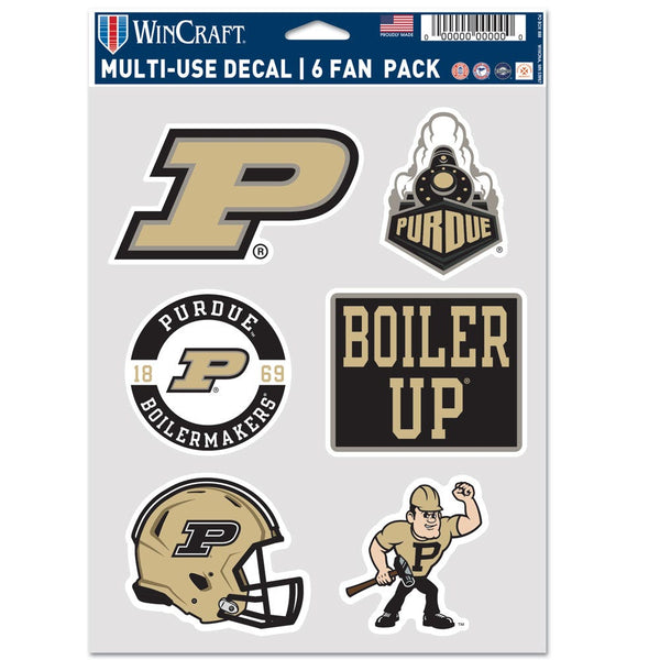 Purdue Boilermakers Multi Use 6 FAN PACK