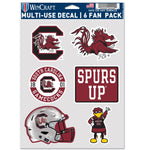 South Carolina Gamecocks FOOTBALL HELMET Multi Use 6 Fan Pack