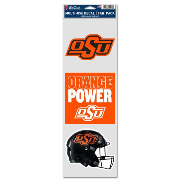 Wholesale-Oklahoma State Cowboys Oklahoma State Fan Decals 3.75" x 12"