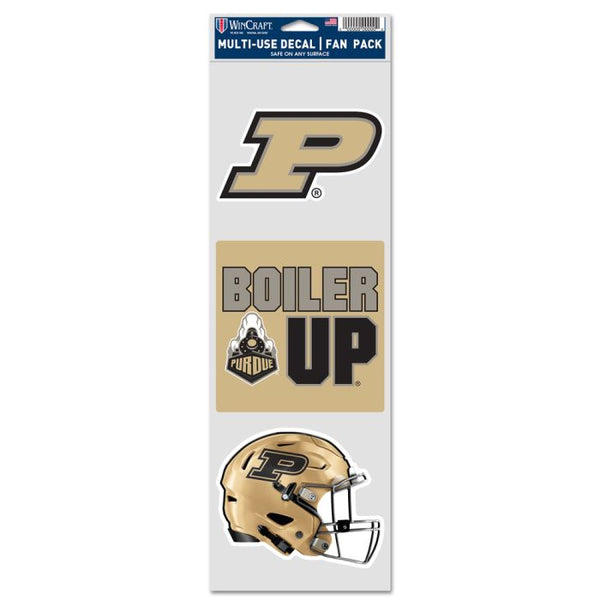 Wholesale-Purdue Boilermakers Fan Decals 3.75" x 12"