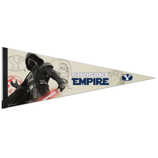 Wholesale-Brigham Young Cougars / Star Wars DARTH Premium Pennant 12" x 30"