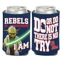 Wholesale-Ole Miss Rebels / Star Wars YODA Can Cooler 12 oz.