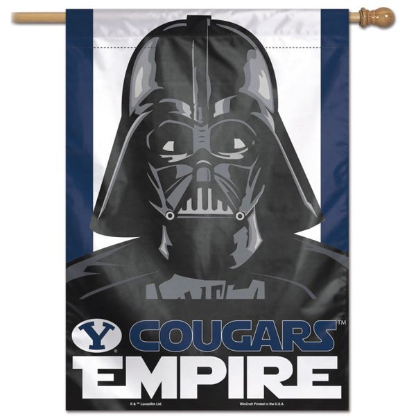 Wholesale-Brigham Young Cougars / Star Wars star wars vader Vertical Flag 28" x 40"