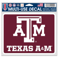 Texas A&M Aggies Fan Decals 5" x 6"