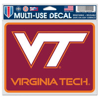 Wholesale-Virginia Tech Hokies Fan Decals 5" x 6"