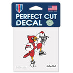 Wholesale-Louisville Cardinals /College Vault BASKETBALL Perfect Cut Color Decal 4" x 4"