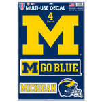 Wholesale-Michigan Wolverines FOOTBALL Multi-Use Decal 11" x 17"