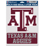 Texas A&M Aggies Multi Use 2 Fan Pack