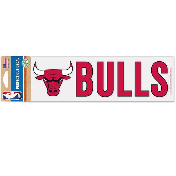 Chicago Bulls Perfect Cut Decals 3" x 10"