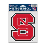 Wholesale-NC State Wolfpack SECONDARY LOGO Fan Decals 3.75" x 5"