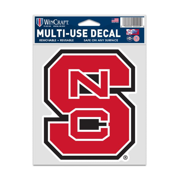 Wholesale-NC State Wolfpack SECONDARY LOGO Fan Decals 3.75" x 5"