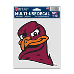 Wholesale-Virginia Tech Hokies SECONDARY LOGO Fan Decals 3.75" x 5"