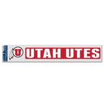 Wholesale-Utah Utes Fan Decals 3" x 17"