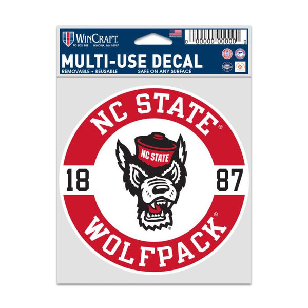 Wholesale-NC State Wolfpack PATCH Fan Decals 3.75" x 5"