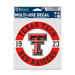 Wholesale-Texas Tech Red Raiders PATCH Fan Decals 3.75" x 5"