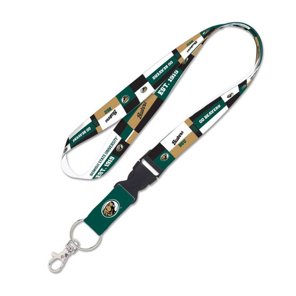 Wholesale-Bemidji State Beavers COLOR BLOCK Lanyard w/detachable buckle 1"