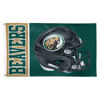 Wholesale-Bemidji State Beavers HELMET Flag - Deluxe 3' X 5'